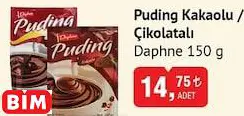 DAPHNE PUDİNG KAKAOLU/ÇİKOLATALI 150 G